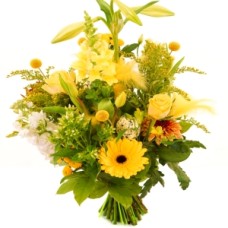 Easter picking bouquet yellow and white (Small)